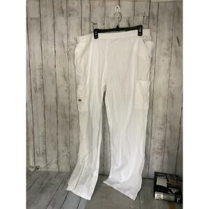 Medical Uniforms White Relaxed Fit Pants Womens Size XL